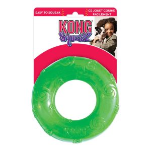 KONG Squeezz Ring Dog Toy - Image 2
