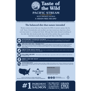 Taste of the Wild Adult Dry Dog Food Pacific Stream with Smoked Salmon - Image 2
