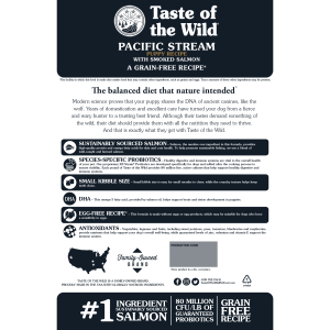 Taste of the Wild Pacific Stream Puppy Formula with Smoked Salmon - Image 4