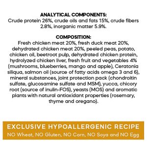 Dibaq Sense Chicken & Duck Grain Free Hypoallergenic Adult All Breeds Dog Food - Image 5