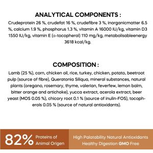 Dibaq Natural Moments Lamb Dry Food for All Breed Adult Dogs - Image 5