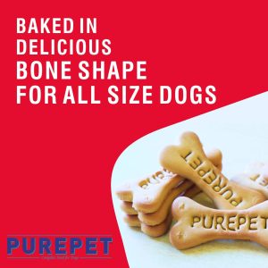 Purepet Mutton Flavour Real Chicken Biscuit Dog Treats 950 gms - Image 2