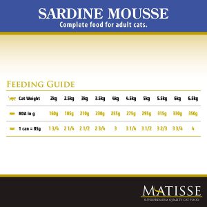 FARMINA Matisse CAT Mousse Sardine, Wet Food, Adult Cat, 12 Cans X 80 GMS Each - Image 6