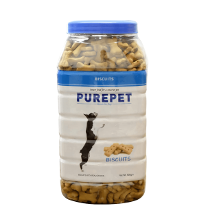 Purepet Milk Flavour Real Chicken Biscuit Dog Treats 905g