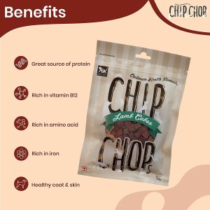 Chip Chops Lamb Cubes Dog Treat - Image 2