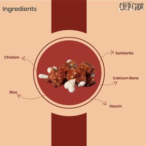 Chip Chops Chicken & Calcium Bone Dog Treat 70 gms - Image 4