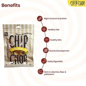 Chip Chops Dog Treat Banana Chips Twined with Chicken 70 gms - Image 2