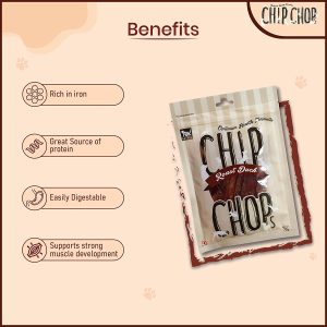 Chip Chops Roast Duck Slice Dog Treat 70 gms - Image 2
